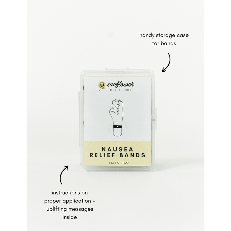 Sunflower Motherhood Nausea Relief Bands Nausea Relief