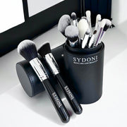 Sydoni Skincare and Beauty 15 PIECE PROFESSIONAL MAKEUP BRUSH SET with TRAVEL BRUSH HOLDER Makeup Brushes