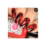 UberChic Beauty Pretty In Plaid-01 Stamping Plate