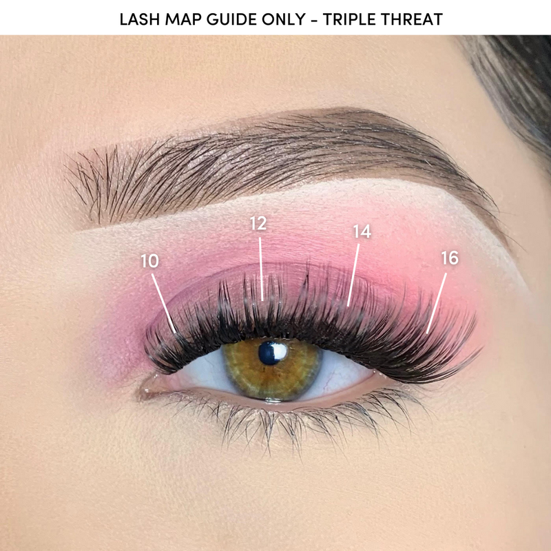 Pink Purée Triple Threat DIY Lashes