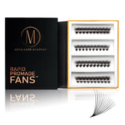 Mega Lash Academy 14D Rapid Promade Fans® - 500 Fans Promade Fans