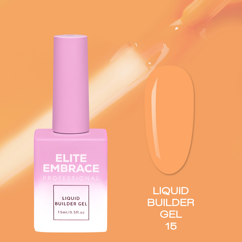 nbmsupply ELITE EMBRACE Professional Liquid Builder Gel 15 15ml ELBG1515
