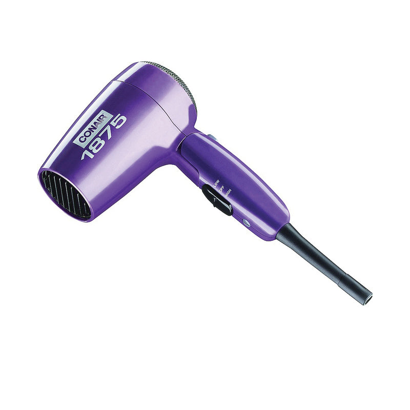 Conair Conair Hair Dryer with Folding Handle, Compact Travel Hair Dryer, 1875W Hair Dryers White Smoke