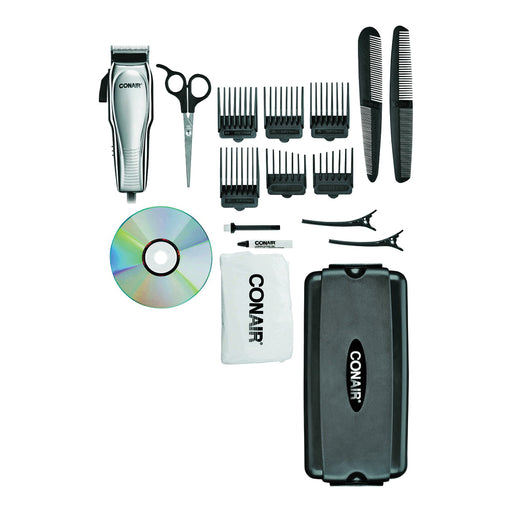 Conair Conair Custom Cut Haircut Kit, Chrome, 21 Piece Hair Care