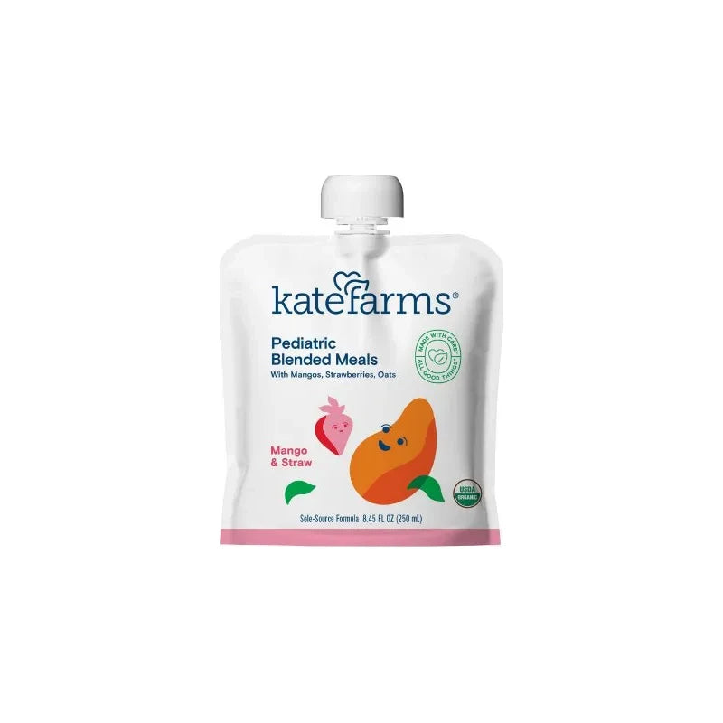 0 Kate Farms - Kate Farms Pediatric Blended Meals, Mango & Strawberry, 8.45 Fl Oz (250 Ml) EA/1 Ant Farms