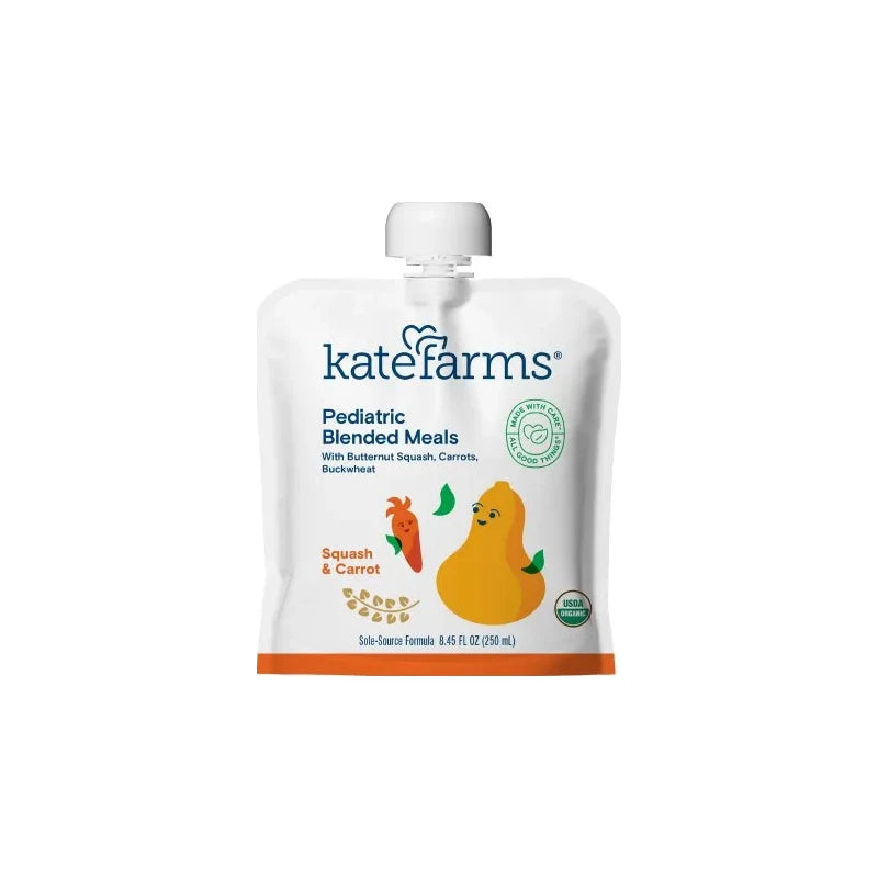 0 Kate Farms - Kate Farms Pediatric Blended Meals, Squash & Carrot, 8.45 Fl Oz (250 Ml) CS/12 Ant Farms