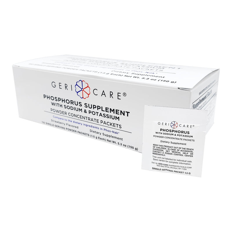 McKesson Brand McKesson Brand Geri-Care Phosphorus / Sodium / Potassium Dietary Supplement #844-01-GCP Vitamins & Supplements