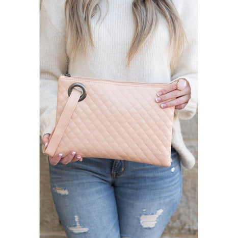 Quilted Wristlet Clutch