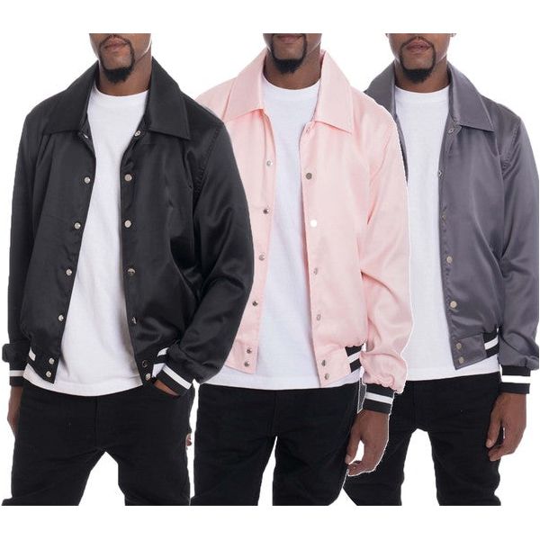 Luxury Satin Bomber Jacket