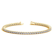 Bids.com Lab Grown Round Diamond Tennis Bracelet in 14k Yellow Gold (4 cctw F/G  VS2/SI1) Bracelets