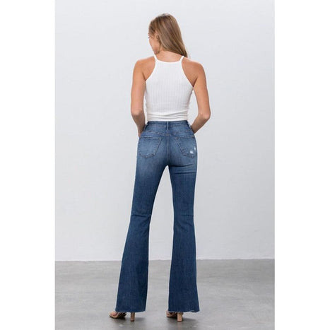 Mid Rise Flare Jeans