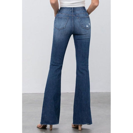 Mid Rise Flare Jeans