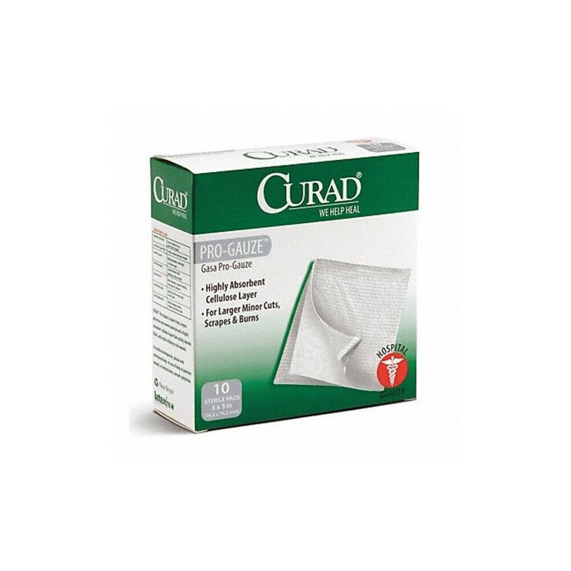 Curad Curad Pro-Gauze Gauze Pads, Sterile 3 x 3 10 ct First Aid