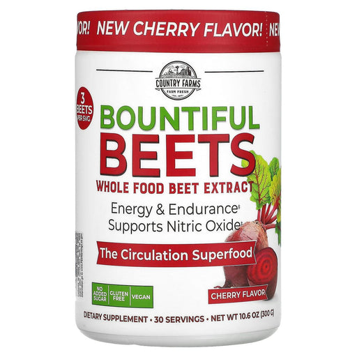 Country Farms Country Farms Bountiful Beets, Cherry Flavor 10.6 Oz Vitamins & Supplements