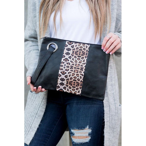 Leopard Dual Tone Clutch