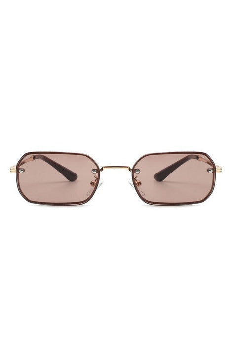 Slim Retro Rectangle Narrow Fashion Sunglasses