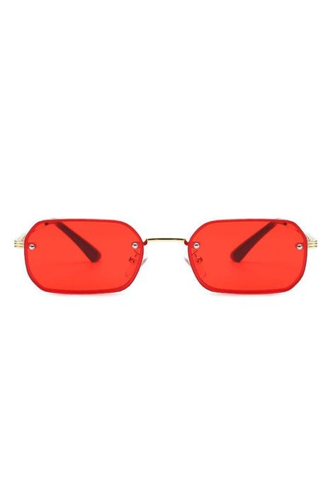 Slim Retro Rectangle Narrow Fashion Sunglasses