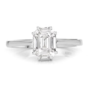 Bids.com 0.48 Carat Genuine White Diamond 18K White Gold Ring Rings