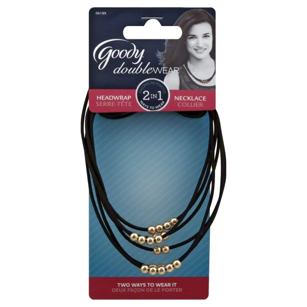 Goody Goody DoubleWear 2 In1 HeadWrap NecklAce Hair Care