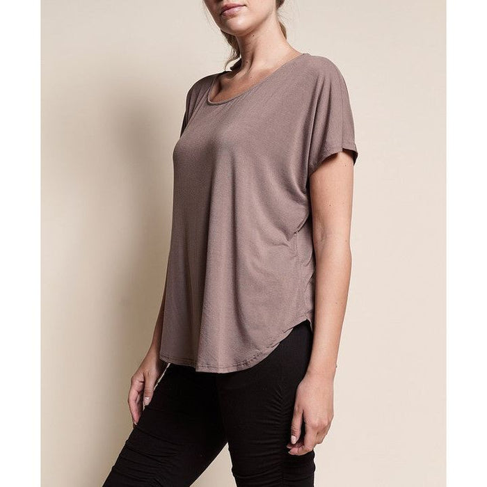 Bamboo Casual Dolman Sleeve Top