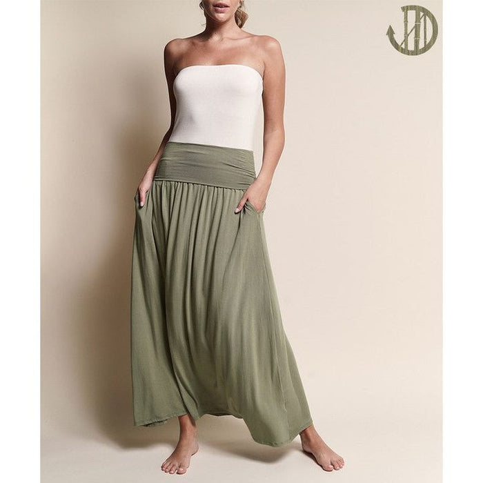 Bamboo Yoga Maxi Skirt