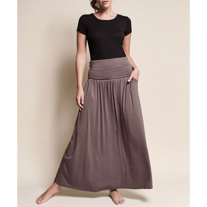 Bamboo Yoga Maxi Skirt