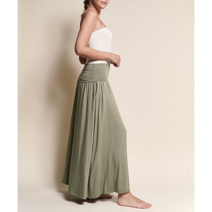 Bamboo Yoga Maxi Skirt