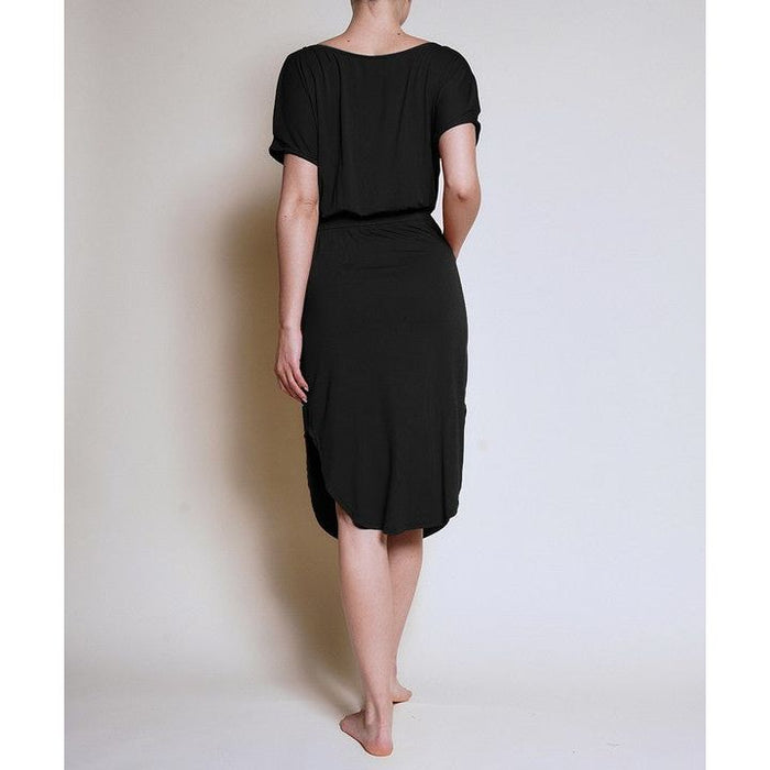 Puff Sleeve Tulip Shape Dress