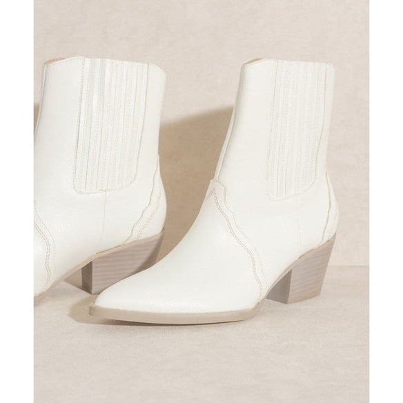 Oasis Society Dawn - Paneled Western Bootie