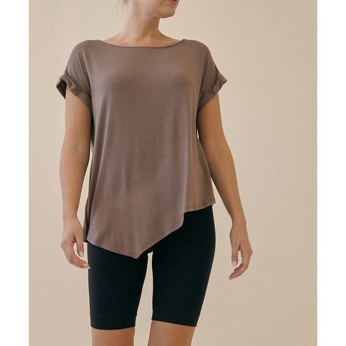 Bamboo Assymestric Tunic