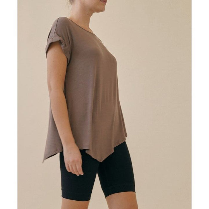 Bamboo Assymestric Tunic