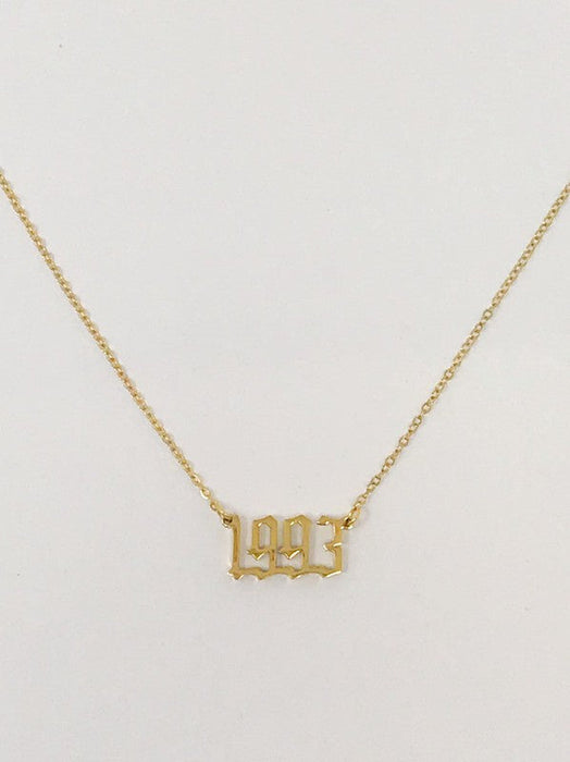 Birth Year Necklace