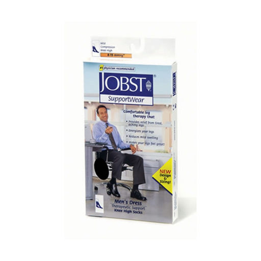 Jobst Jobst SupportWear Men S Dress Knee High Socks X-Large Brown Medical