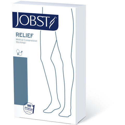 Jobst Jobst Relief Silicone Compression Knee High, 20-30 mmHg Open Toe Toe Spacers
