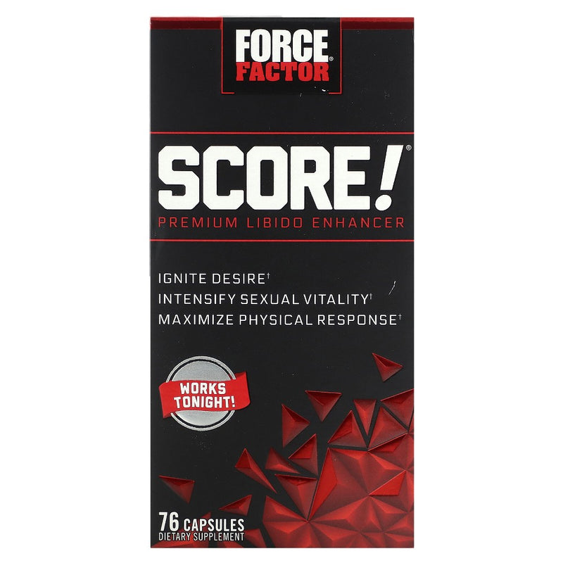 Force Factor Force Factor Score! Premium Libido Enhancer, 76 Capsules Vitamins & Supplements