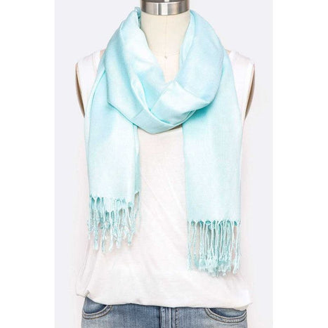 Large Silk Blend Pashmina Scarf