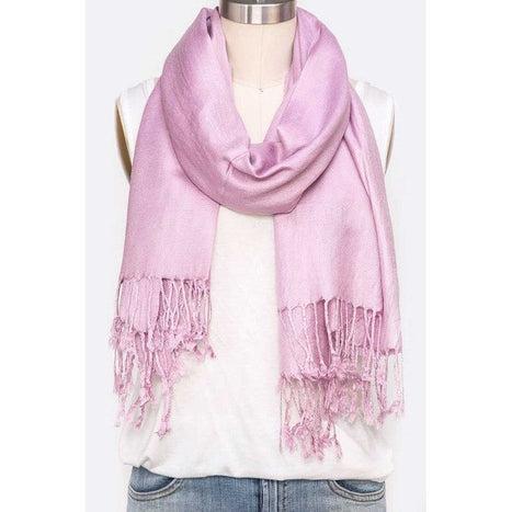 Large Silk Blend Pashmina Scarf