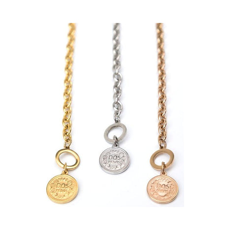 Coin Accent Chain Necklace