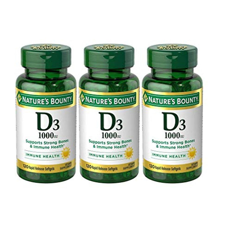 Nature's Bounty Nature's Bounty Vitamin D3, 25 Mcg, Rapid Release Softgels Vitamins & Supplements