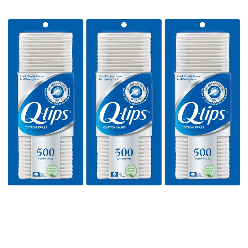 Q-tips Q-tips Cotton Swabs For Clean Ears Cotton Swabs