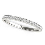Bids.com 14k White Gold Prong Setting Round Diamond Wedding Band (1/5 cttw) Rings