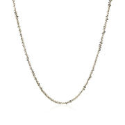 Bids.com Rhodium Plated 1.7mm Sterling Silver Sparkle Style Chain Necklaces