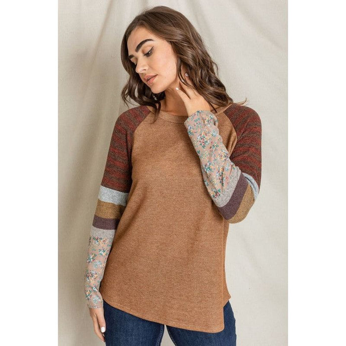 Color Block Sleeve Tunic