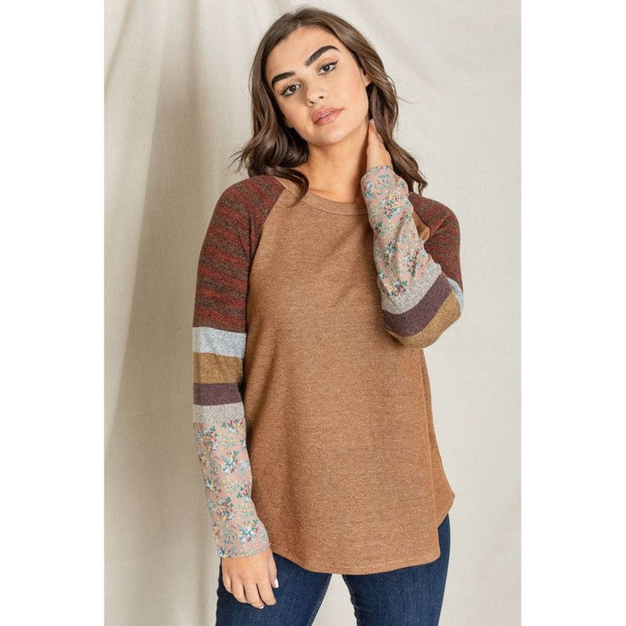 Color Block Sleeve Tunic