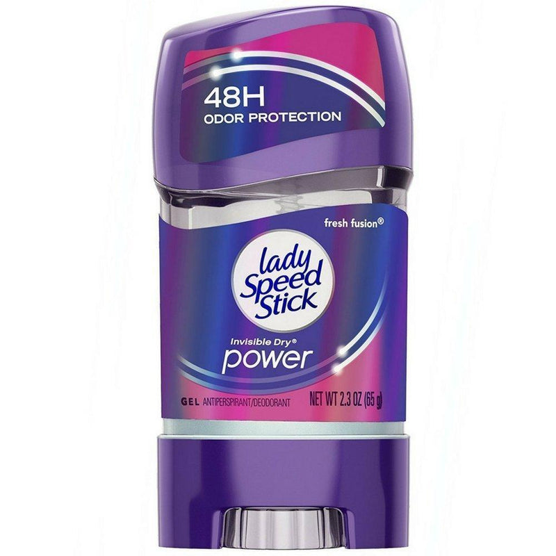 Lady Speed Stick Lady Speed Stick Invisible Dry Antiperspirant/Deodorant, Power, Fresh Fusion, Gel Deodorant