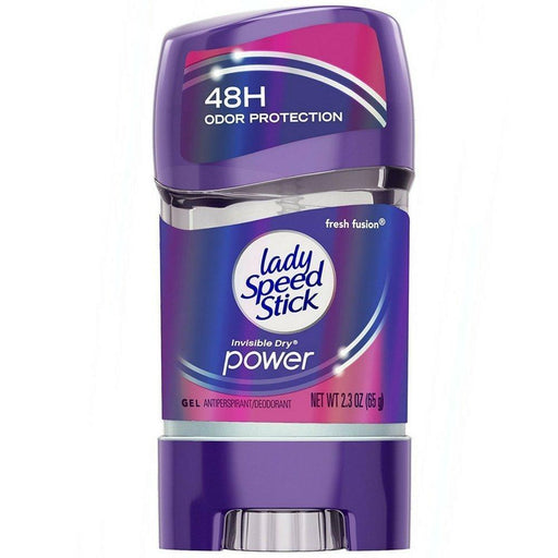 Lady Speed Stick Lady Speed Stick Invisible Dry Antiperspirant/Deodorant, Power, Fresh Fusion, Gel Deodorant