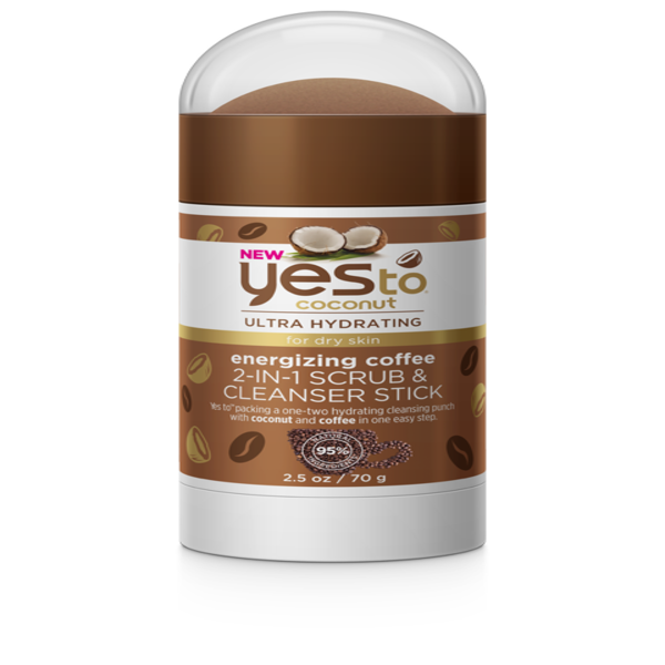 Yes To Yes To Coconut Coffee Scrub/Cleanser Stick - 2.5oz Scrubs