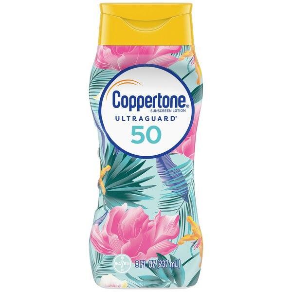 Coppertone Coppertone Ultra Guard Sunscreen Lotion Broad Spectrum SPF 50, 8 Fluid Ounces Skin Care