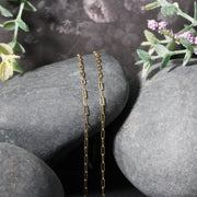Bids.com 14K Yellow Gold Fine Paperclip Chain (1.5mm) Necklaces