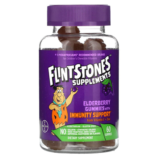 Flintstones Flintstones Kids Elderberry Gummies With Immunity Support Vitamins & Supplements